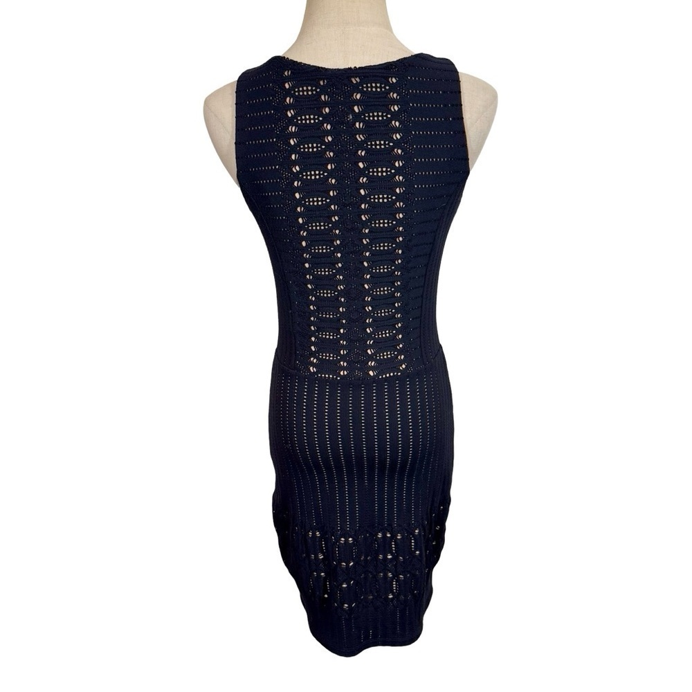 Nightcap by Carisa Rene Spiral Lace Bodycon Dress in Black size 4/large - Picture 8 of 14